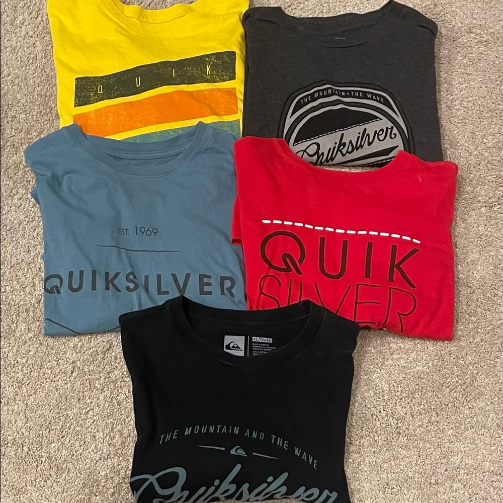 Men’s Quicksilver Short Sleeved Shirts